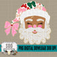 Glittered Up Santa; Medium Tone