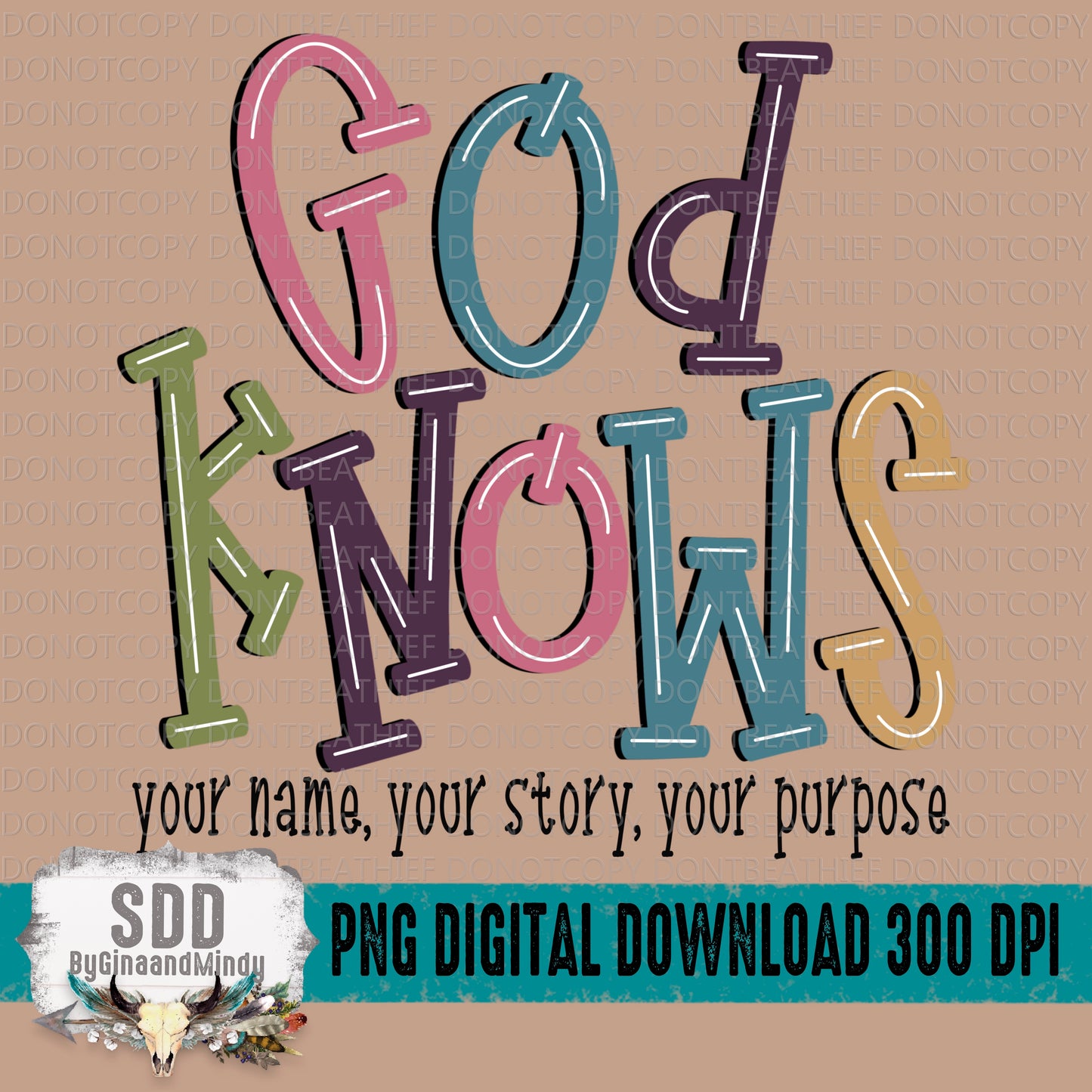 God Knows Your Name, Story, Purpose