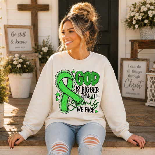 God is Bigger Collection; Childhood Mental Health, Lyme disease, Muscular Dystrophy, Lymphoma, Celiac Disease, Spinal Cord Injuries