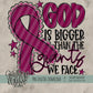 God is Bigger Collection; Sickle Cell