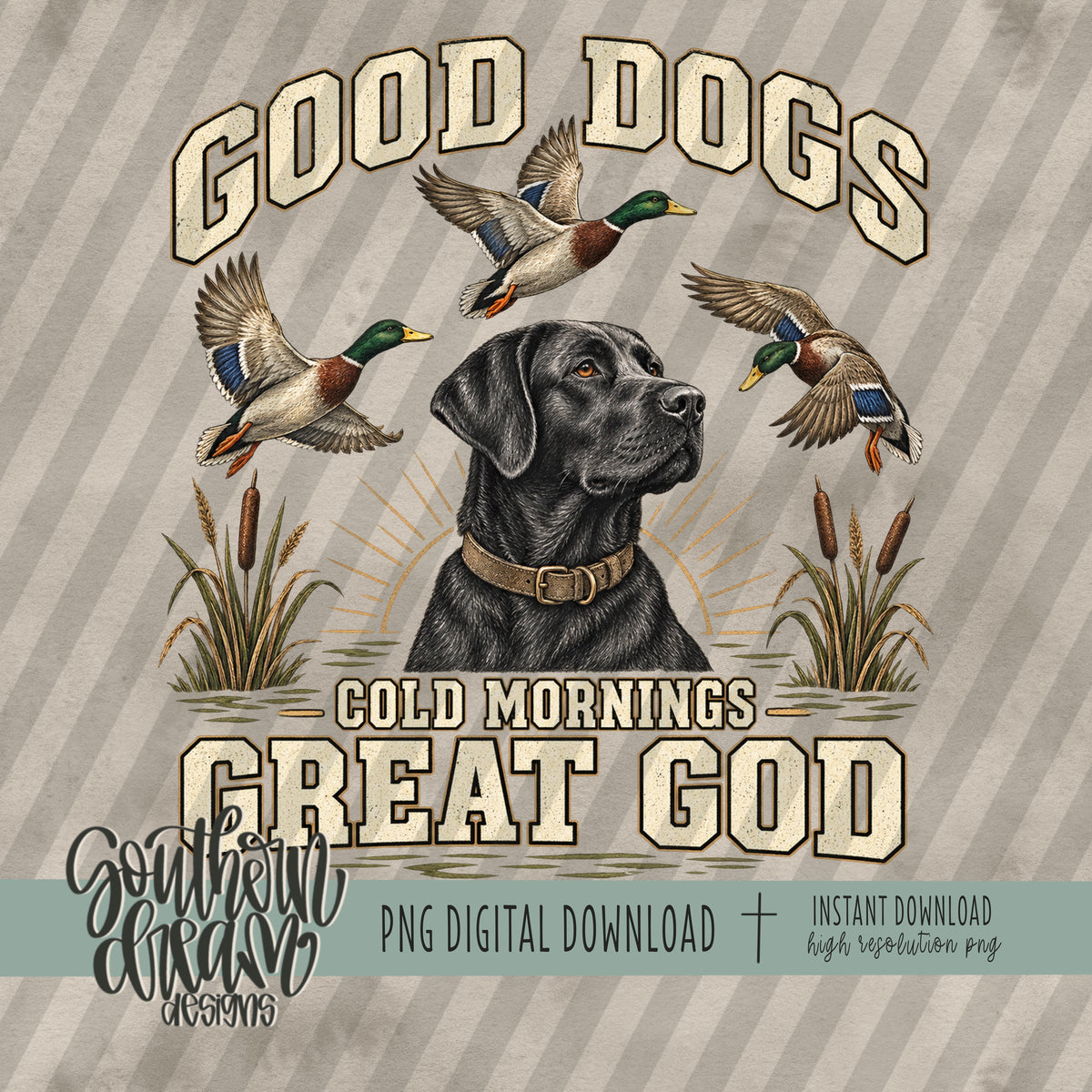 Good Dogs Cold Mornings Great God