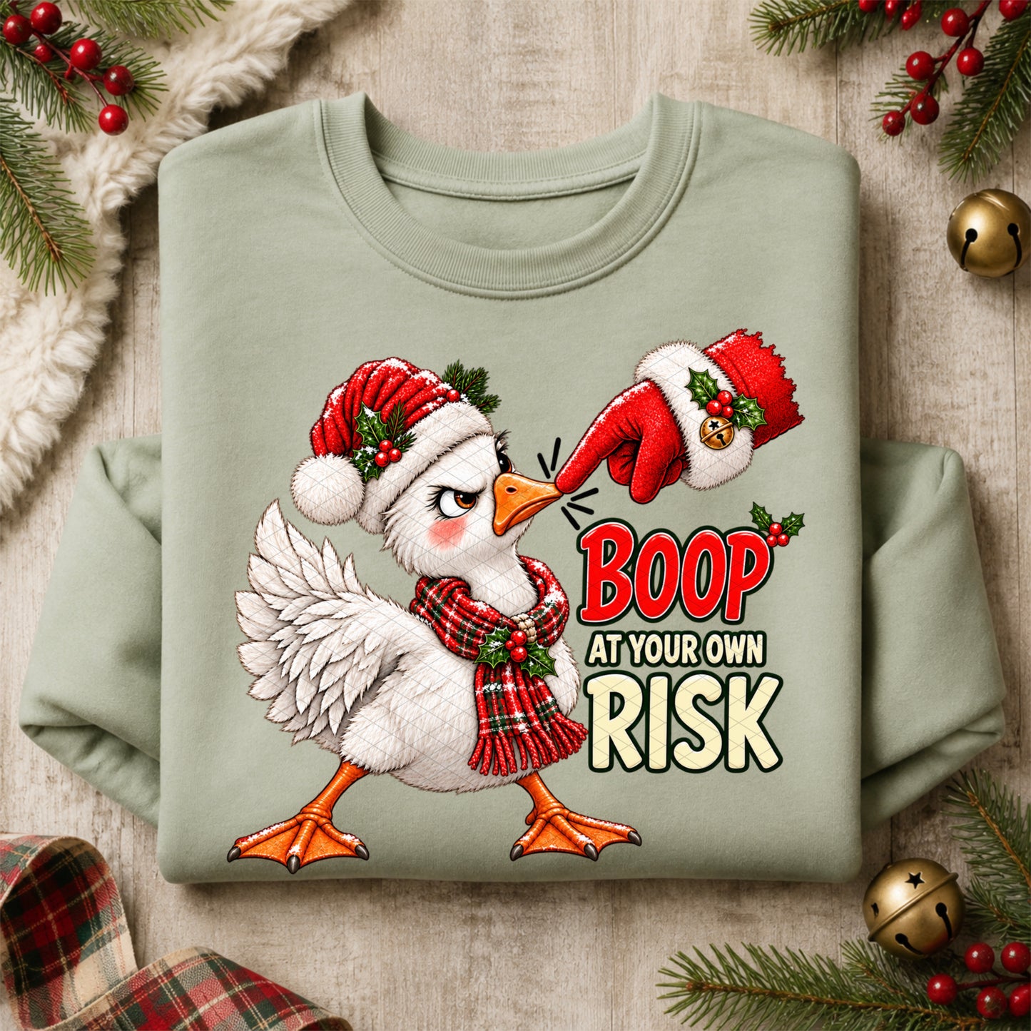 Christmas Goose Boop At Your Own Risk