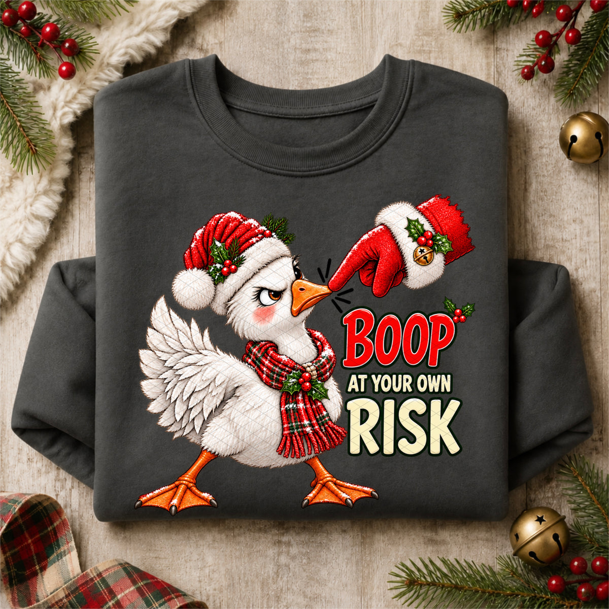 Christmas Goose Boop At Your Own Risk