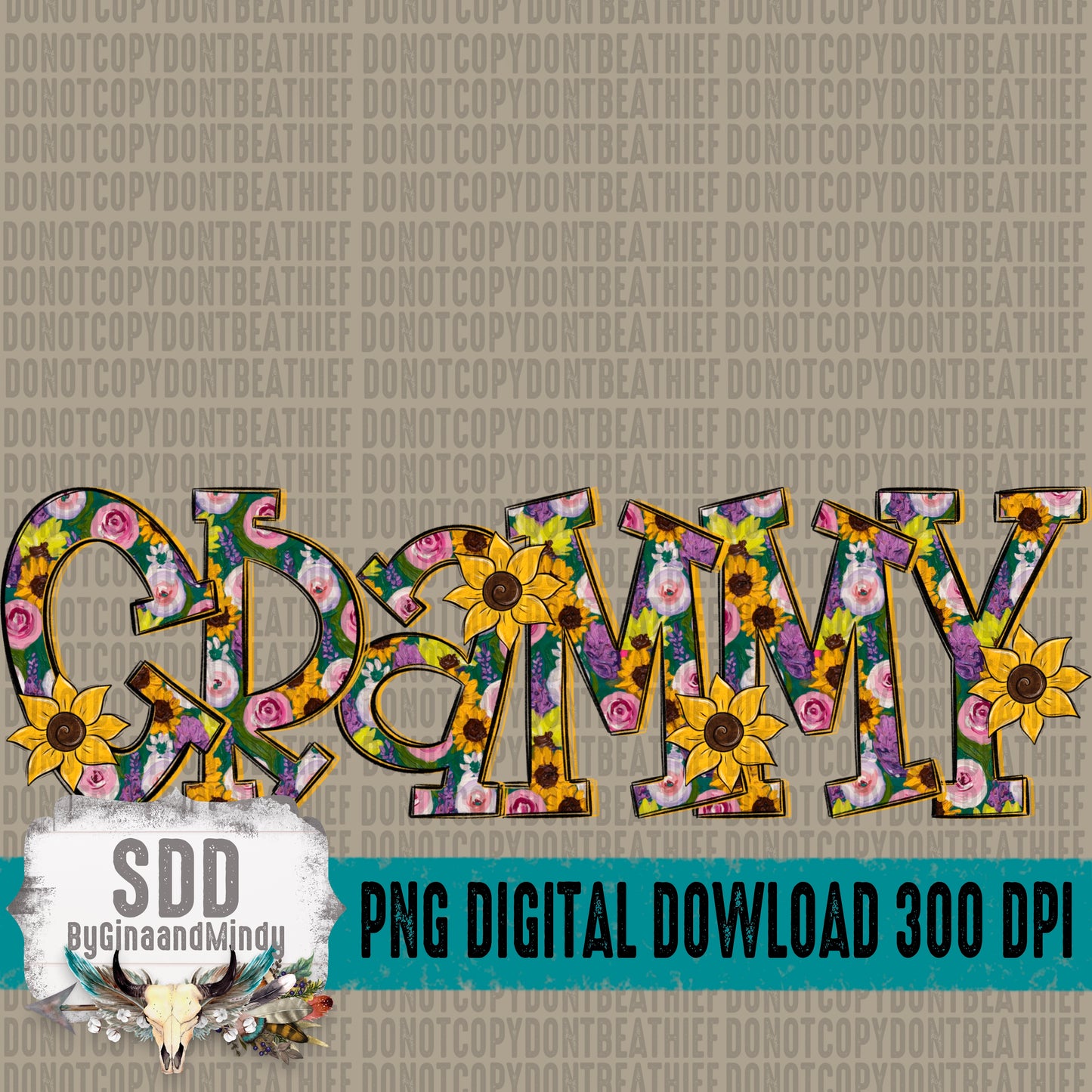 Floral Sunflowers; Grammy