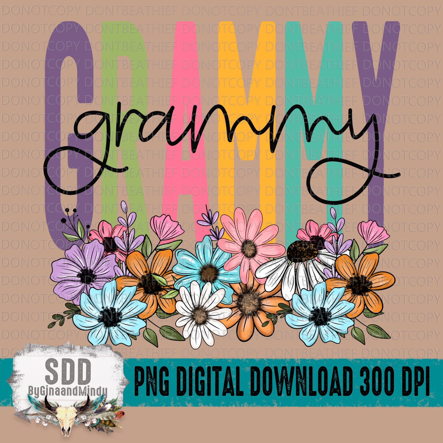 Spring Floral Name Collection; Grammy