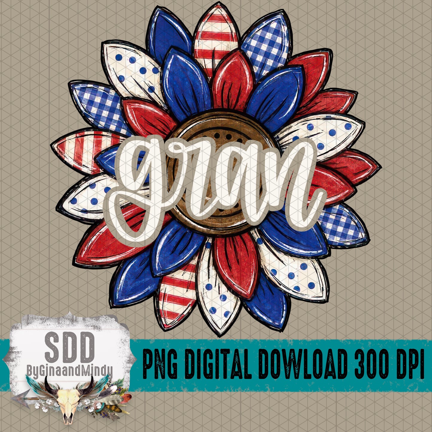 Patriotic Sunflower Collection; Gran