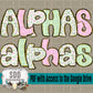 Grandmillenial Christmas Alpha (4 Sets Uppercase & Lowercase, 0-9, + Special Characters)