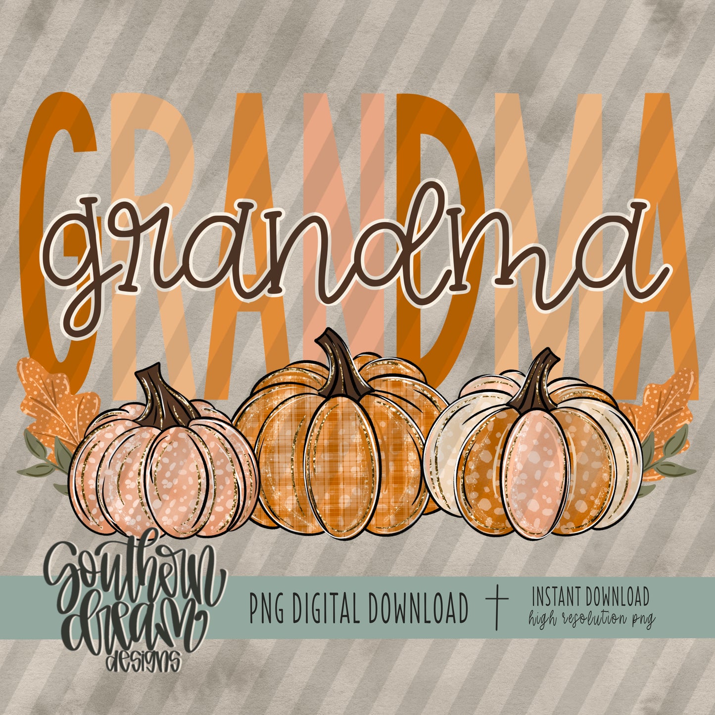 Pumpkin Trio; GRANDMA