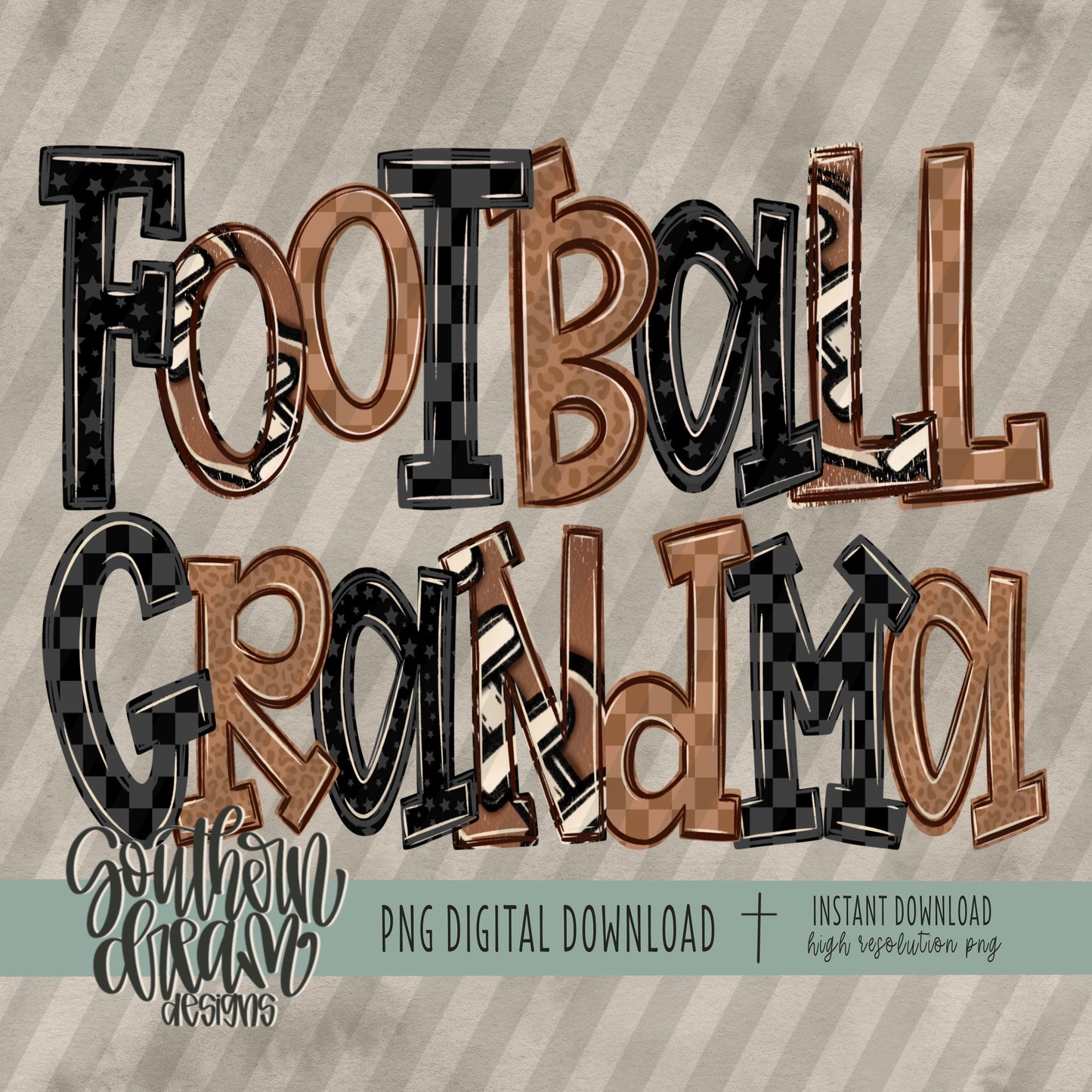 Football Doodle Collection; Grandma