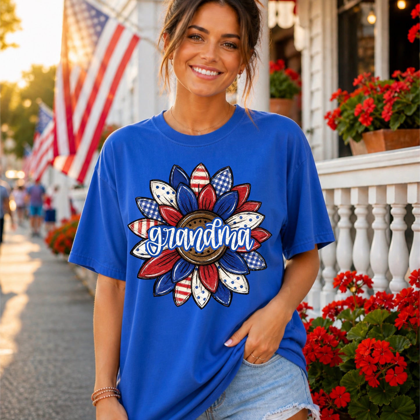 Patriotic Sunflower Collection; Grandma