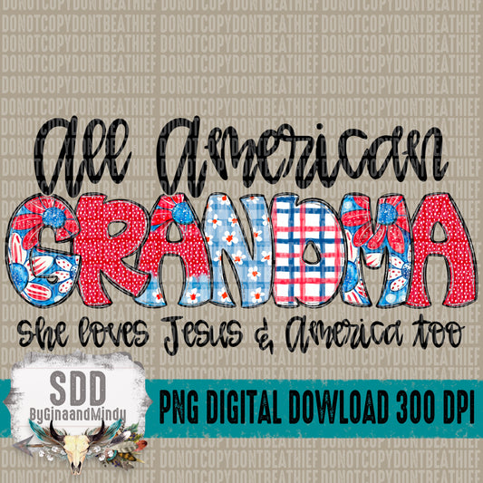 She Loves Jesus & America Too; Grandma