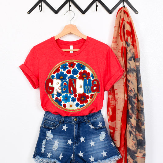 Grandma 4th Floral