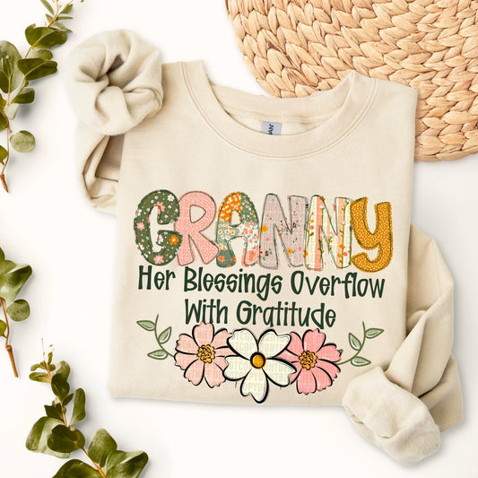 Boho Floral; Granny