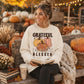 Grateful Thankful Blessed Trio Pumpkins