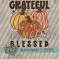 Grateful Thankful Blessed Trio Pumpkins