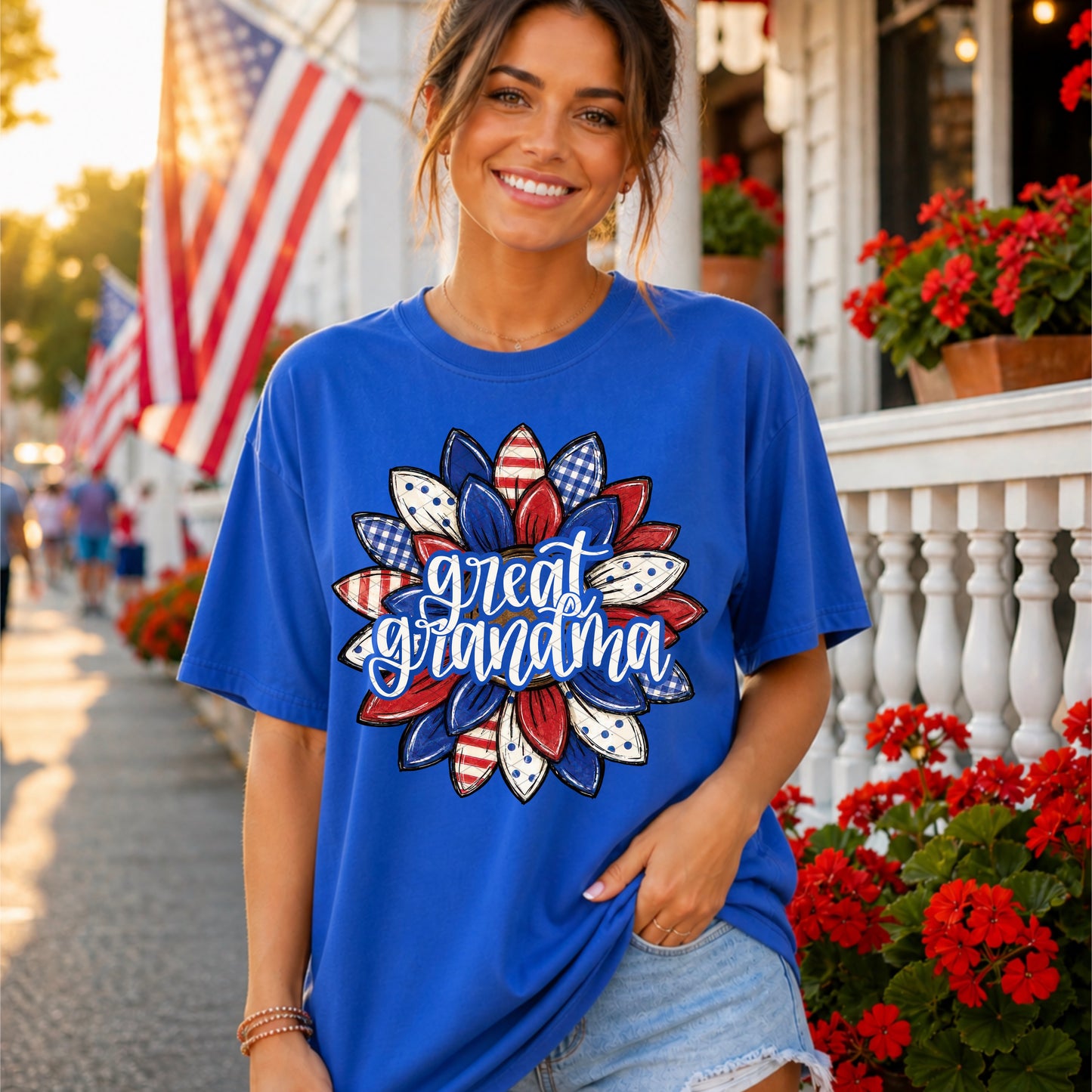 Patriotic Sunflower Collection; Great Grandma