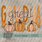 Pumpkin Trio; GREAT GRANDMA