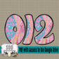 Chunky 4th Grunge Doodle Alpha Set (1 Set Uppercase & Lowercase, 0-9, + Special Characters)