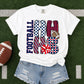 School Initials Football Custom
