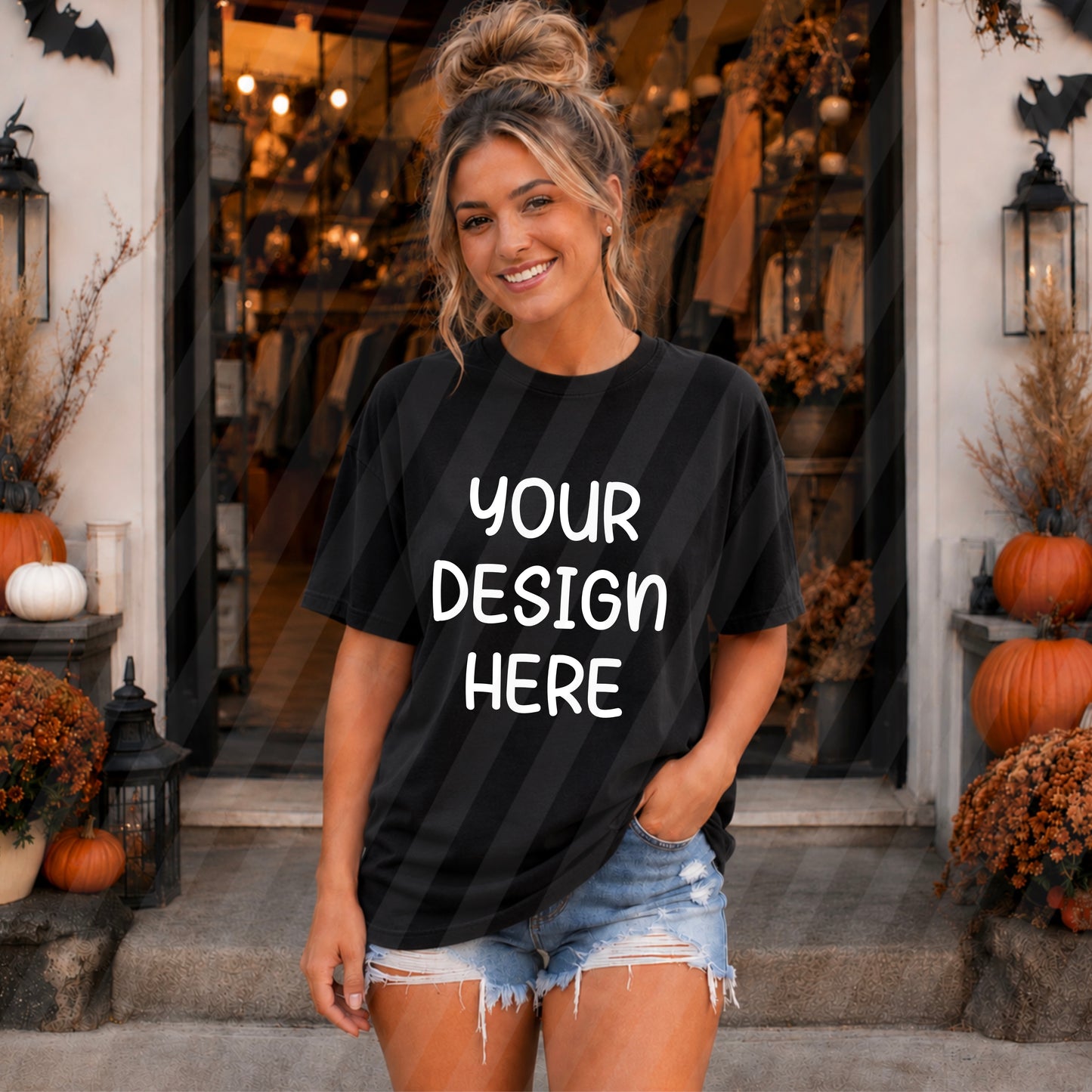 Black Halloween Digital Mockup
