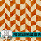 Wavy Orange Checkered Seamless Bundle