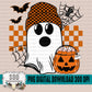 Halloween Checkered Ghost