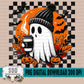 Halloween Ghost Checkered