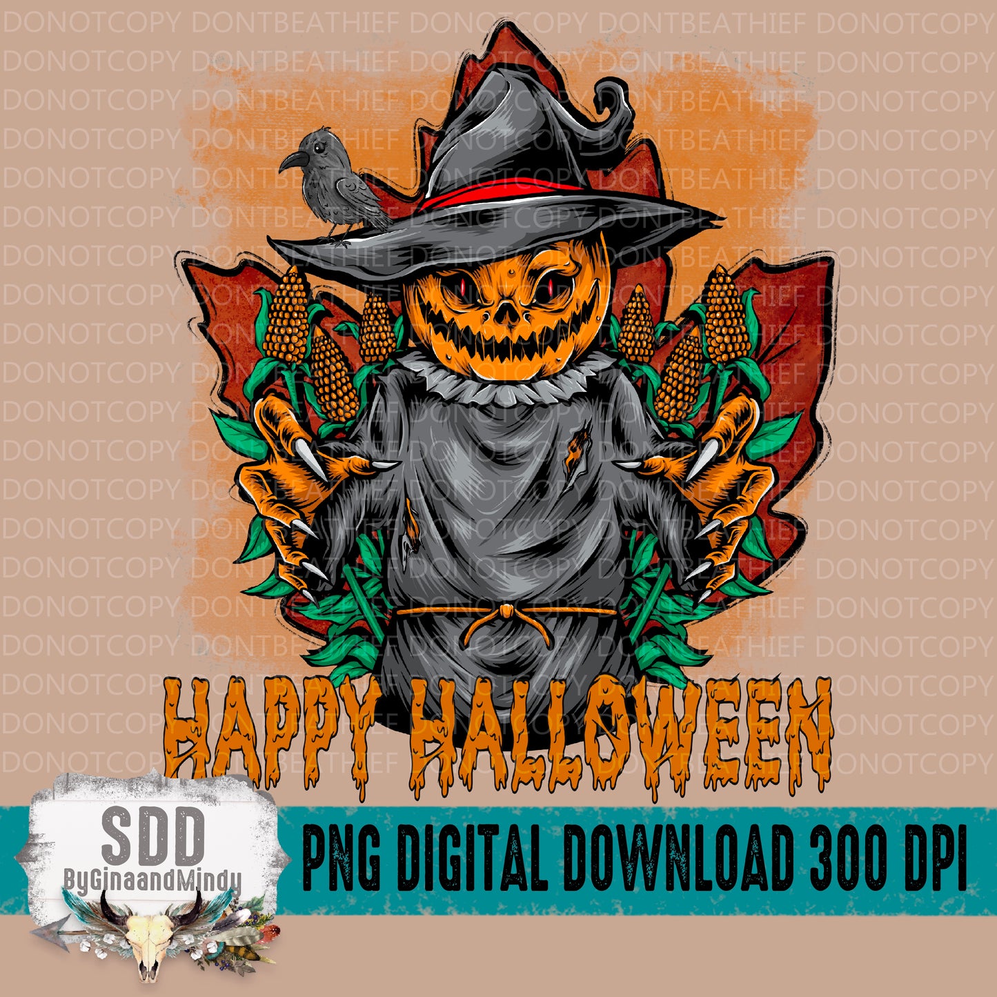 Happy Halloween Scarecrow