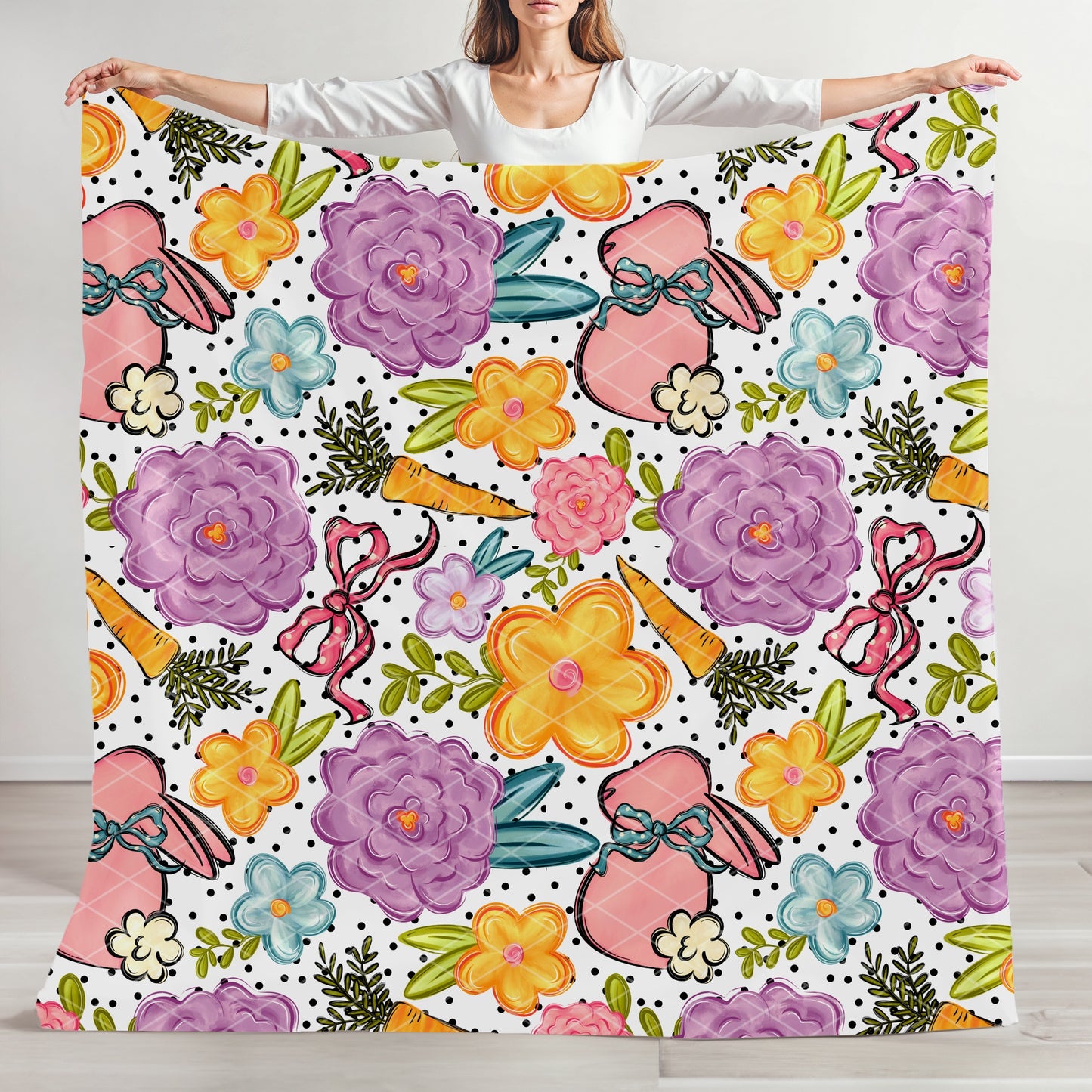 Spring Bunny Seamless Bundle