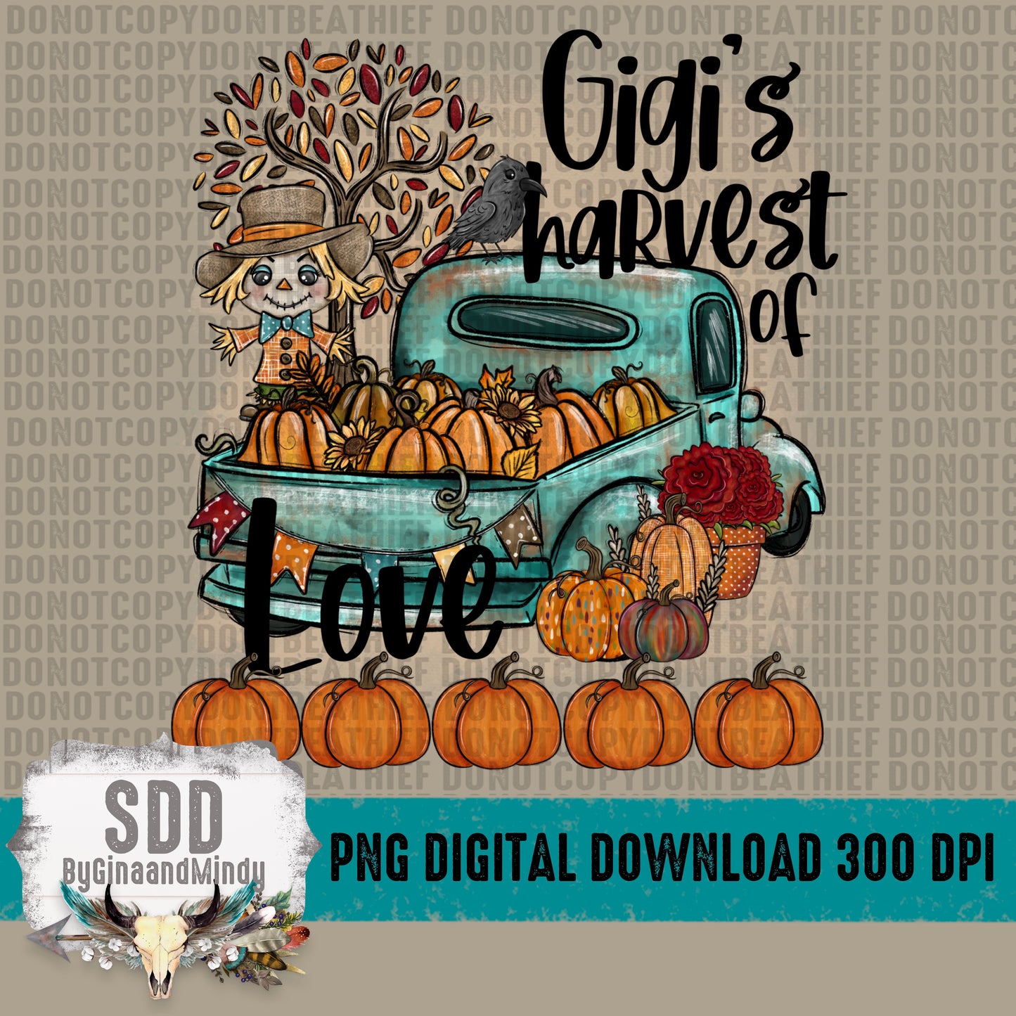 Gigi's Harvest of Love (Personalization Optional)