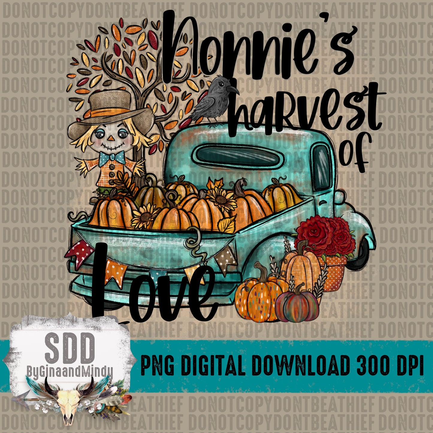 Nonnie's Harvest of Love (Personalization Optional)