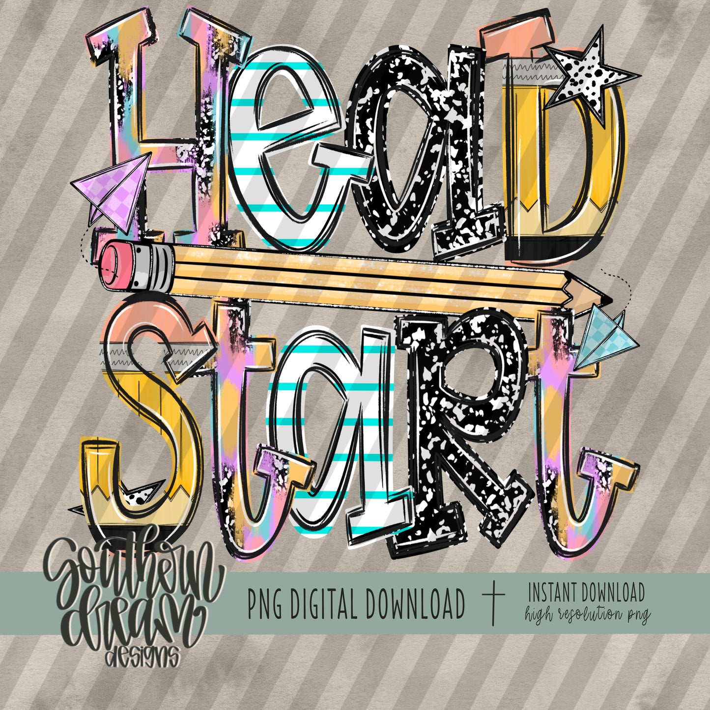 School Doodle Collection; Headstart