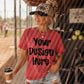 Heather Red Tee Softball