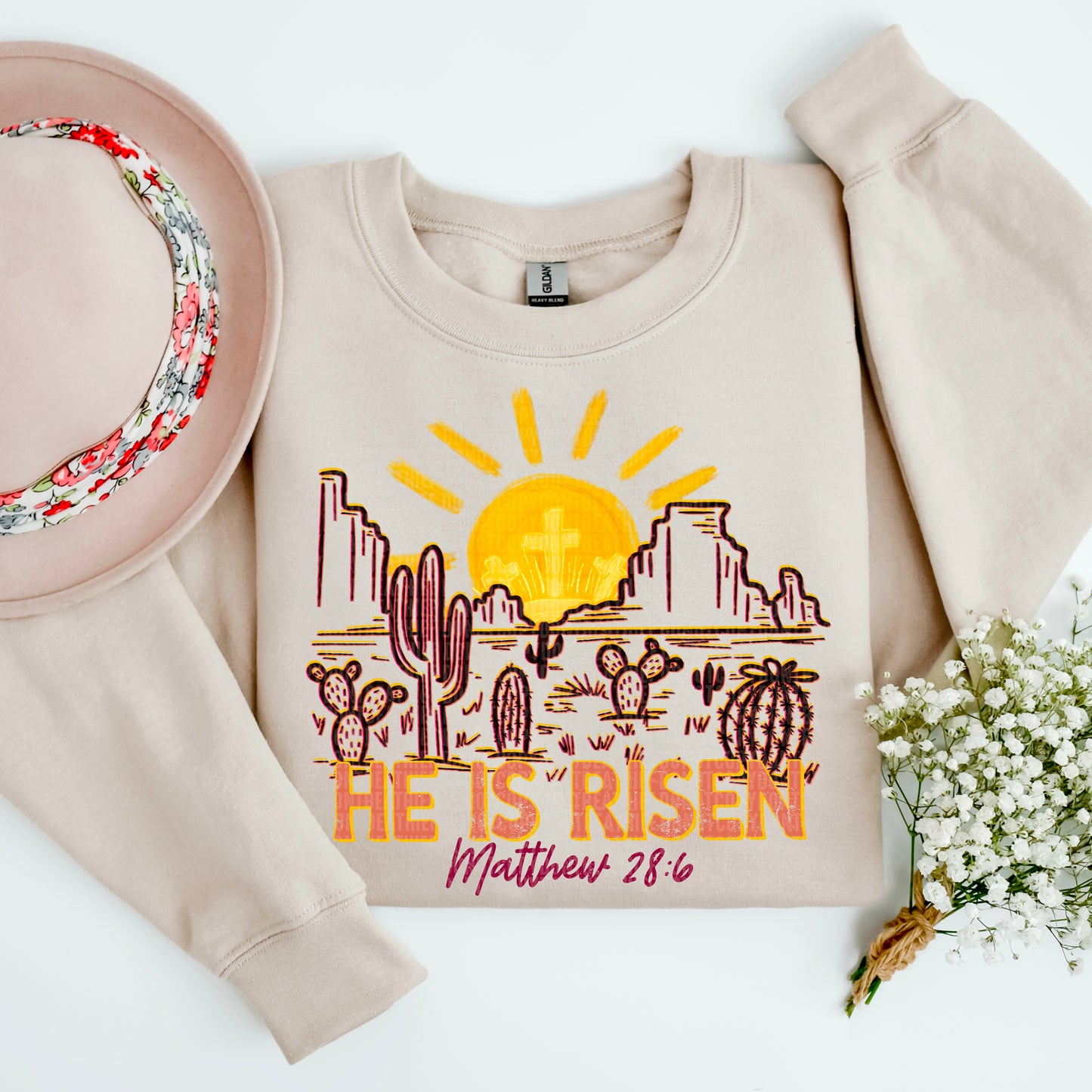 He is Risen; Desert Scene