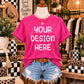 Heliconia Pink Boutique Mannequin Mockup