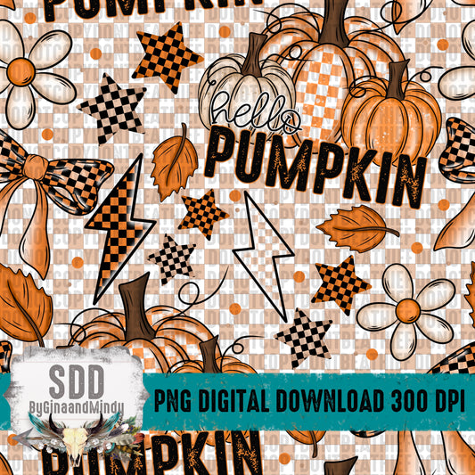 Hello Pumpkin Seamless Bundle