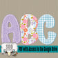 Hello Spring Doodle Alpha (3 Sets Uppercase & Lowercase, 0-9, + Special Characters)