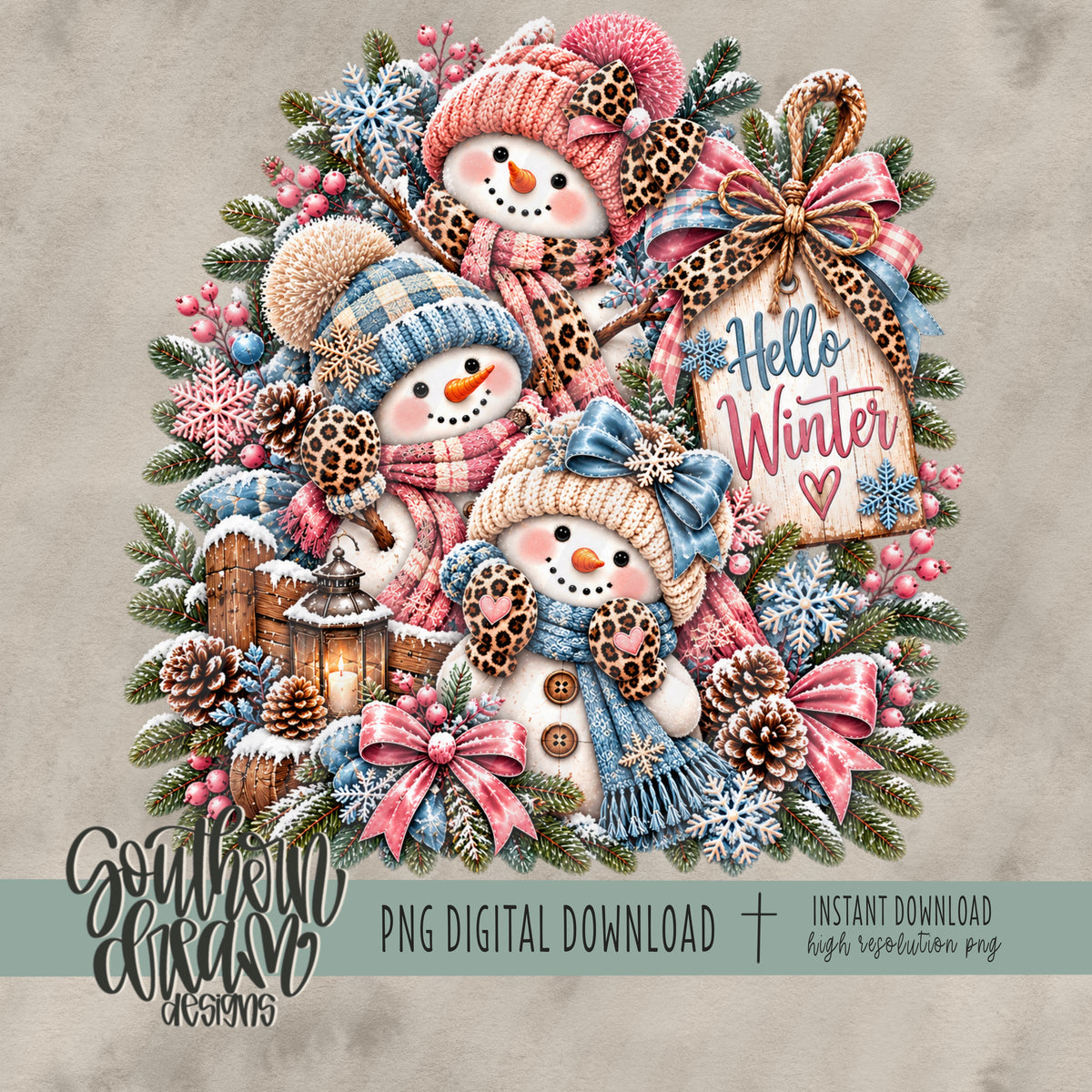 Hello Winter Snowman Bundle