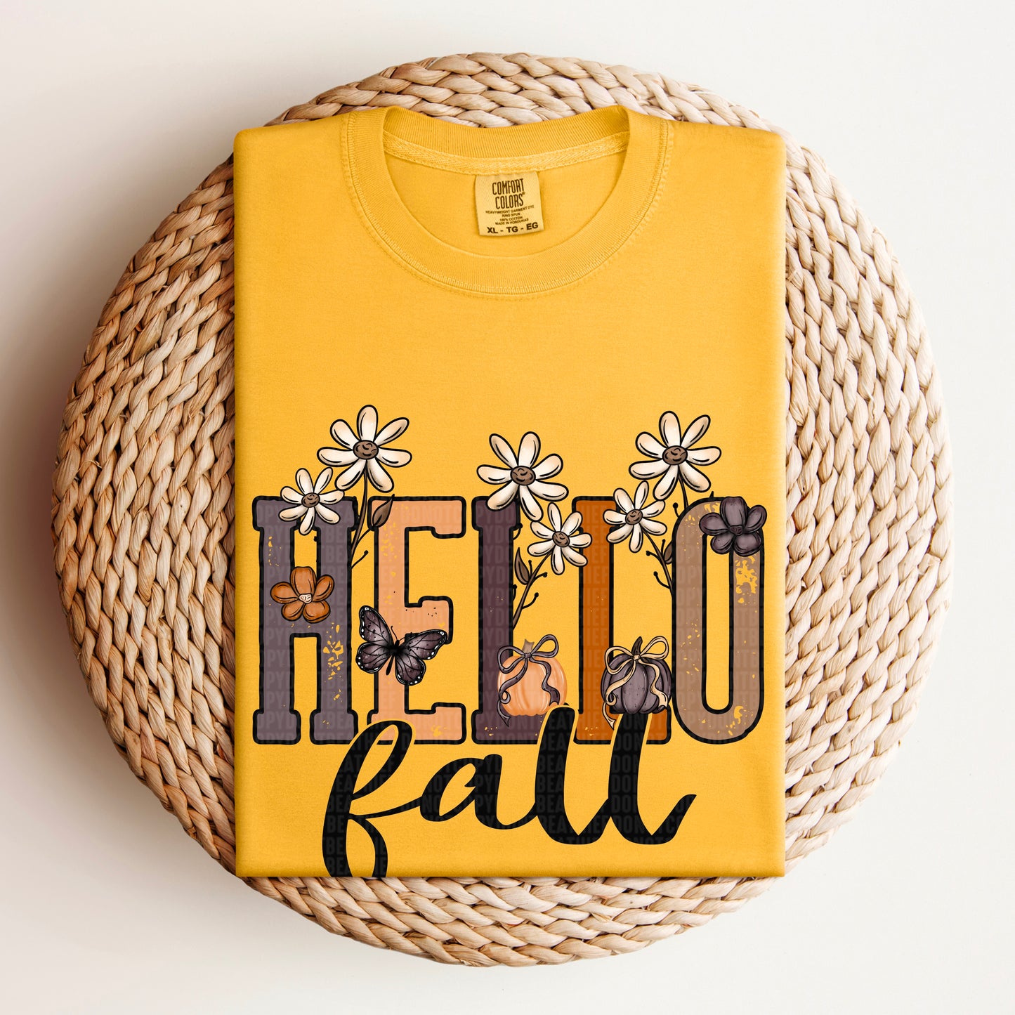Hello Fall Doodle Florals