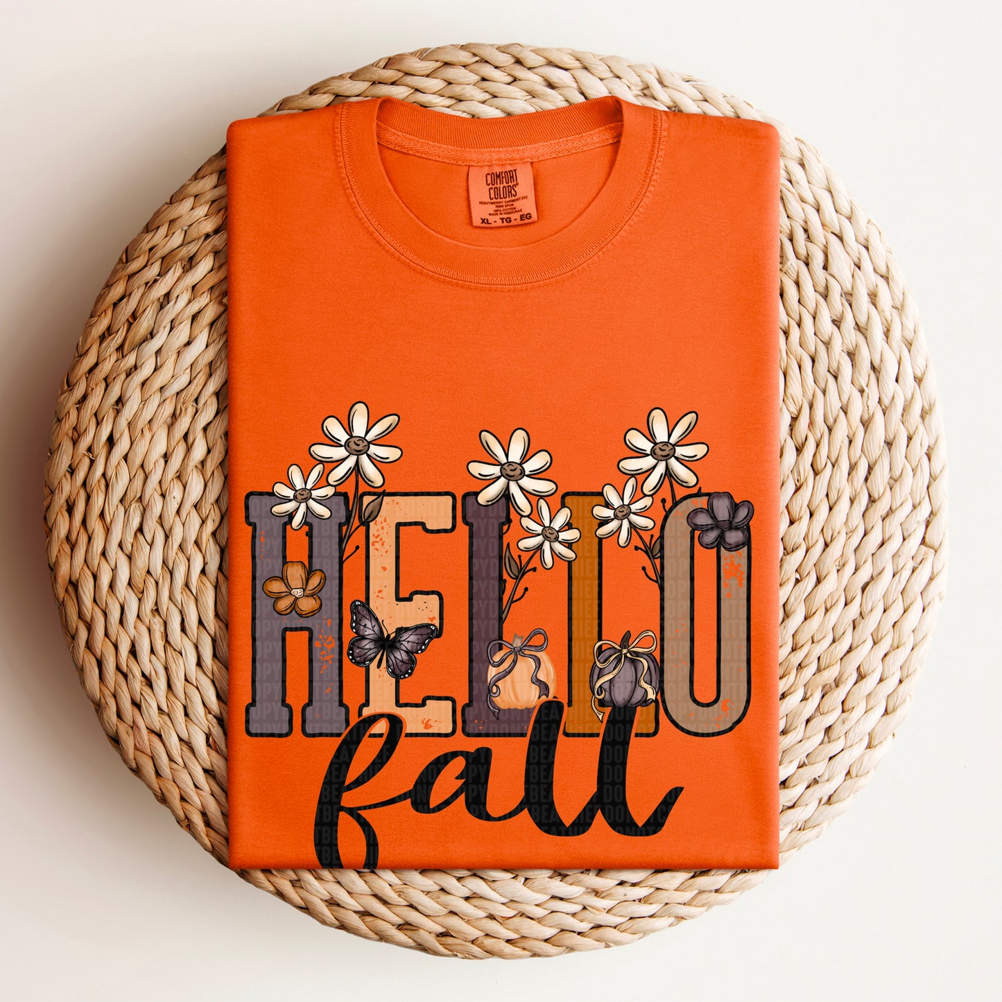 Hello Fall Doodle Florals