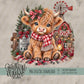 Christmas Highland Cow