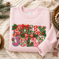 Holly Jolly Faux Embroidery