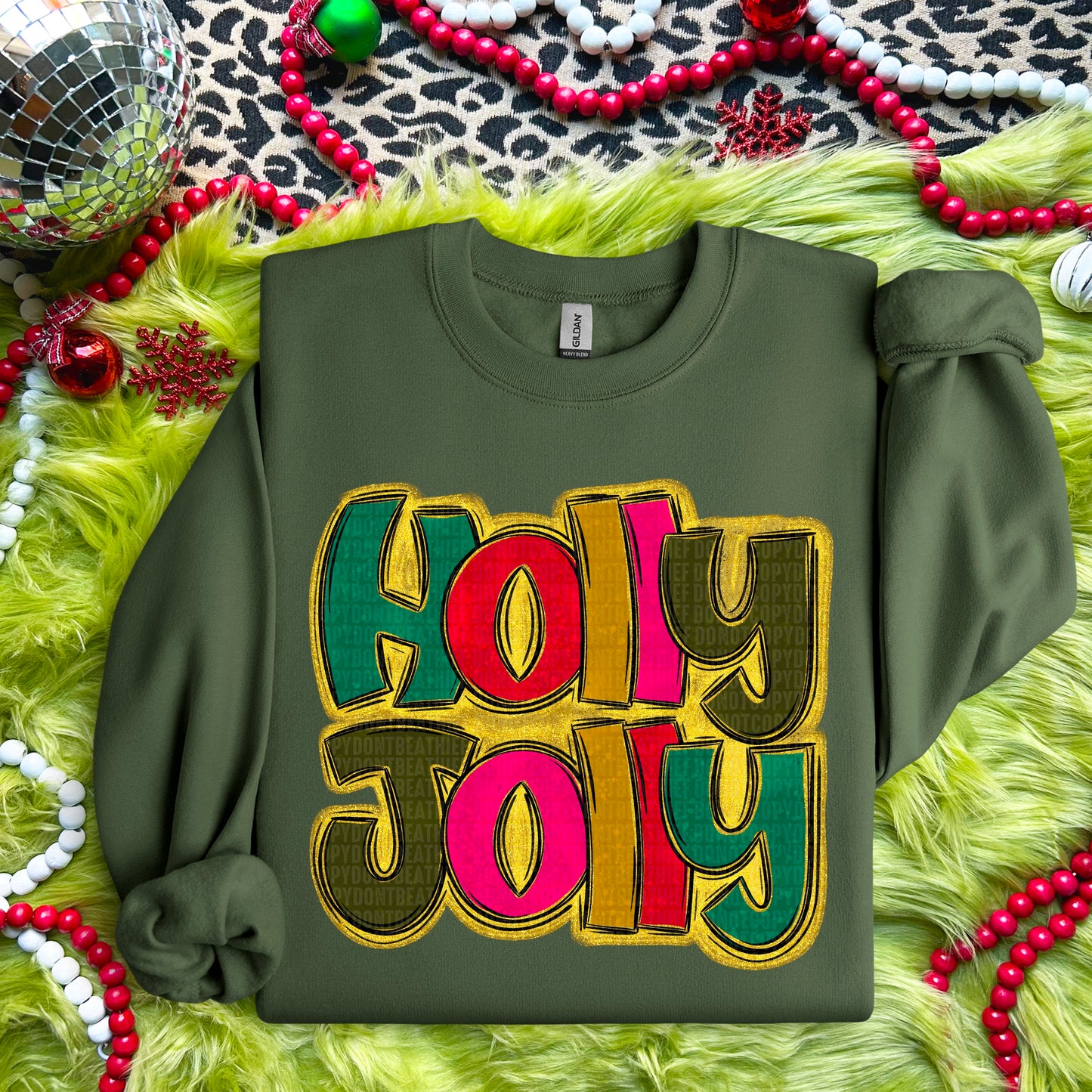 Holly Jolly Doodle Letters