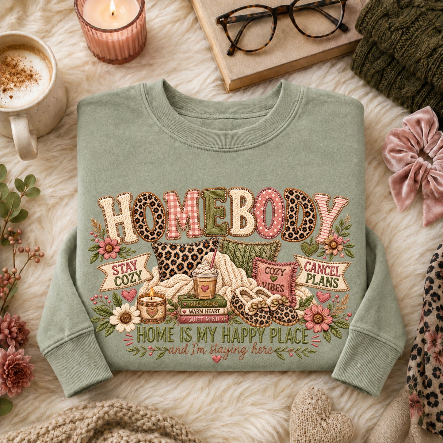 Homebody Faux Embroidery