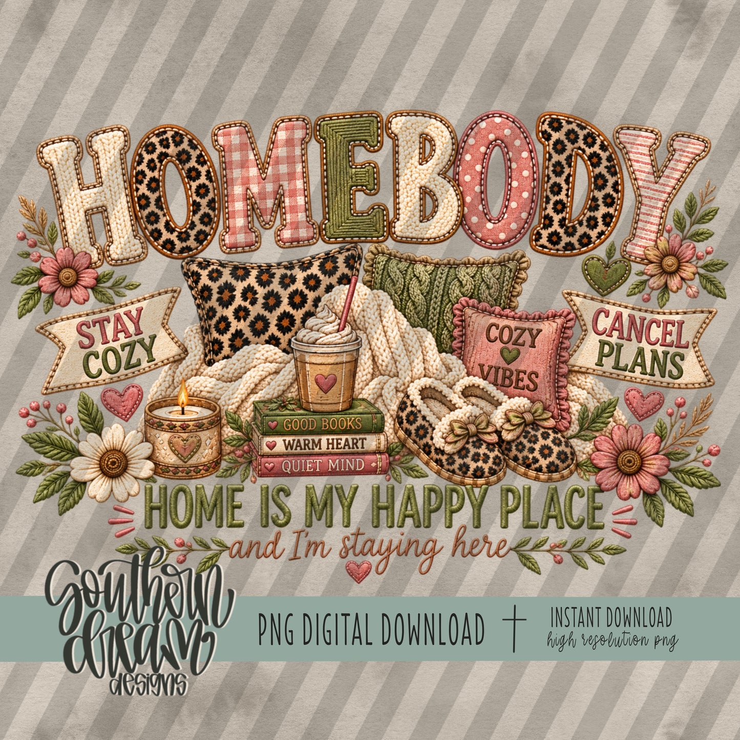 Homebody Faux Embroidery