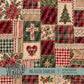 A Homespun Christmas Digital Paper BUNDLE (Not Seamless)