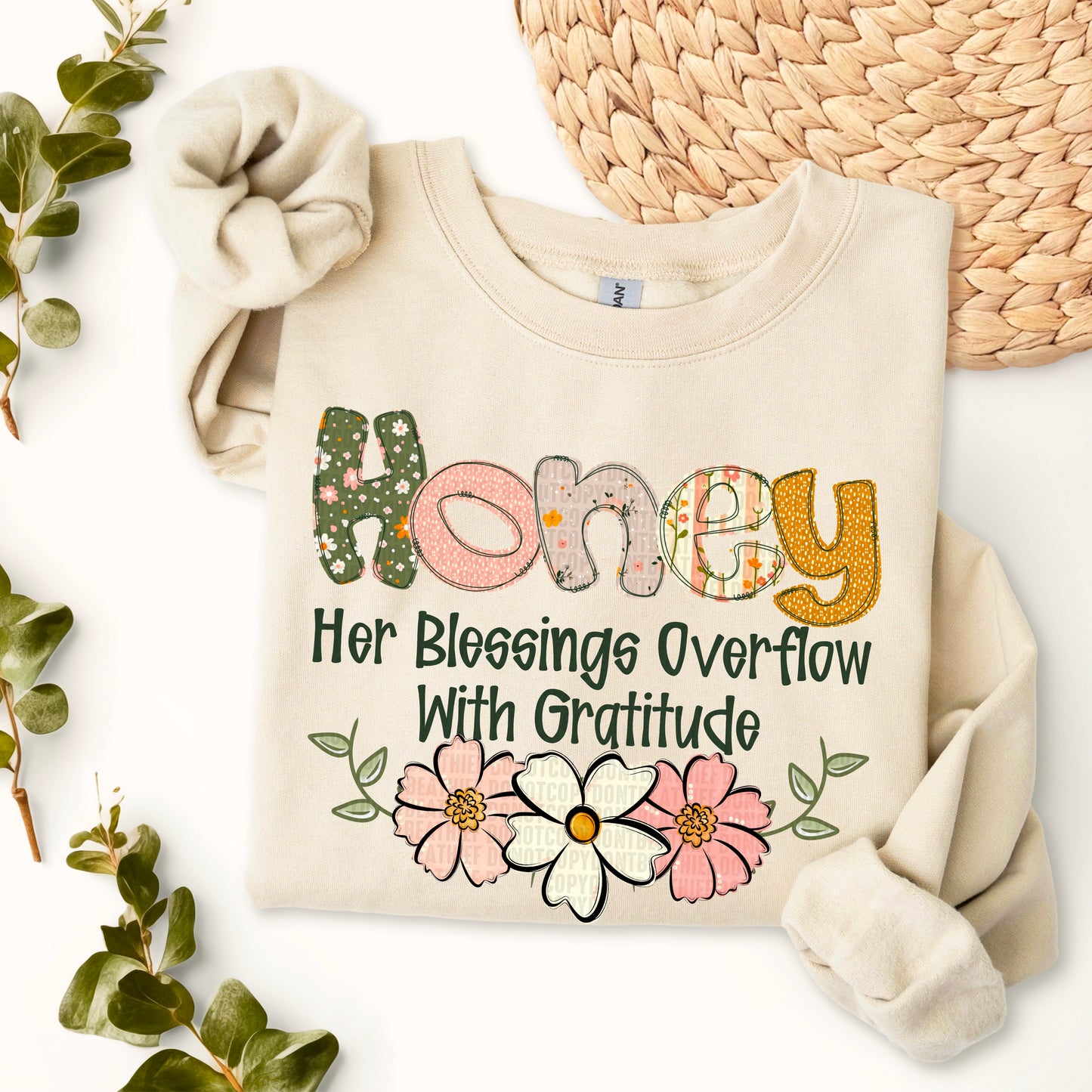Boho Floral; Honey
