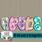 Hoppy Pastel Doodle Alpha Set (5 Sets Uppercase, Lowercase, 0-9, + Special Characters)