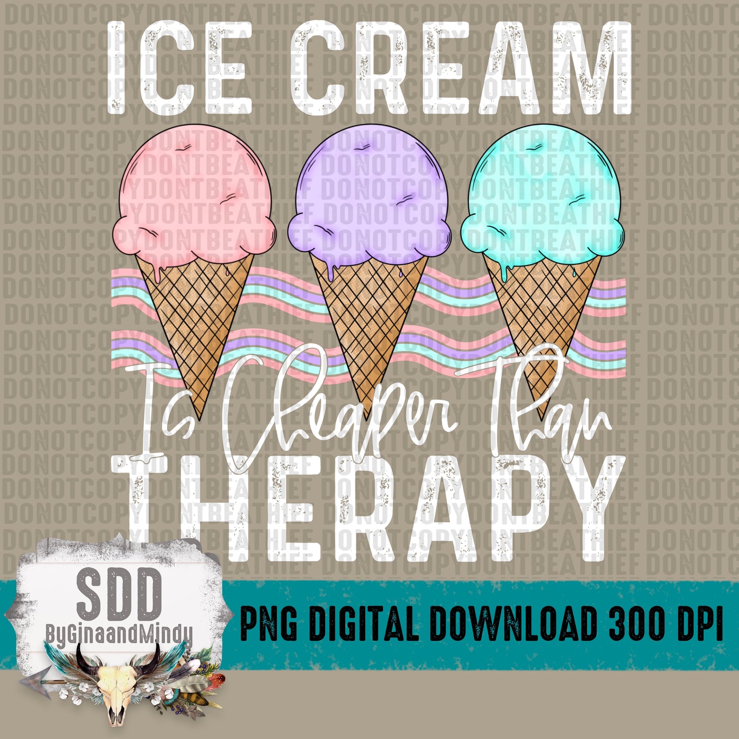 Ice Cream is Cheaper Than Therapy