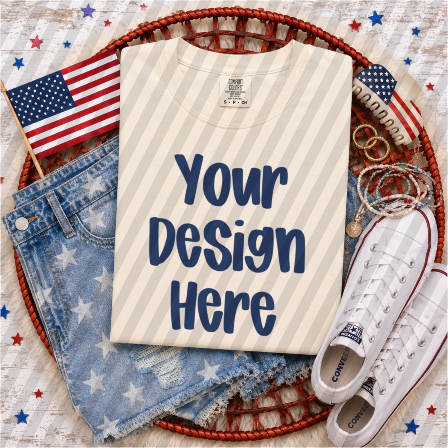 Ivory Patriotic Mockup